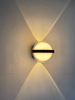 Bola de cristal Lámpara de pared Aplique de pared LED Lámpara de pared transparente Arriba y abajo Lámpara de pared Lámpara de pared para exteriores Aplique de pared para exteriores Moderno Aplique de pared para exteriores Apliques para exteriores Lowes