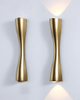 Modo Groothandel Decorar Interior Zwart Goud Aluminio Acryl Ijzer Woonkamer LED Moderne Wandlamp