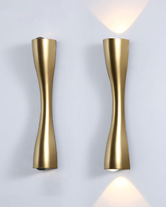 Modo Groothandel Decorar Interior Zwart Goud Aluminio Acryl Ijzer Woonkamer LED Moderne Wandlamp
