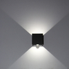 Luz de pared LED de 12W para exteriores, impermeable, IP65, lámpara de pared para jardín de porche con iluminación de decoración con sensor de movimiento