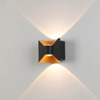 Luz de pared LED IP65, aluminio RGB, valla de jardín impermeable para exteriores, lámpara de pared de moda para interiores para dormitorio, mesita de noche, sala de estar, escaleras