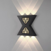 Caliente lámparas de doble cabeza al aire libre aplique impermeable para dormitorio pasillo cocina accesorio de iluminación LED Wandlamp arriba y abajo apliques al aire libre