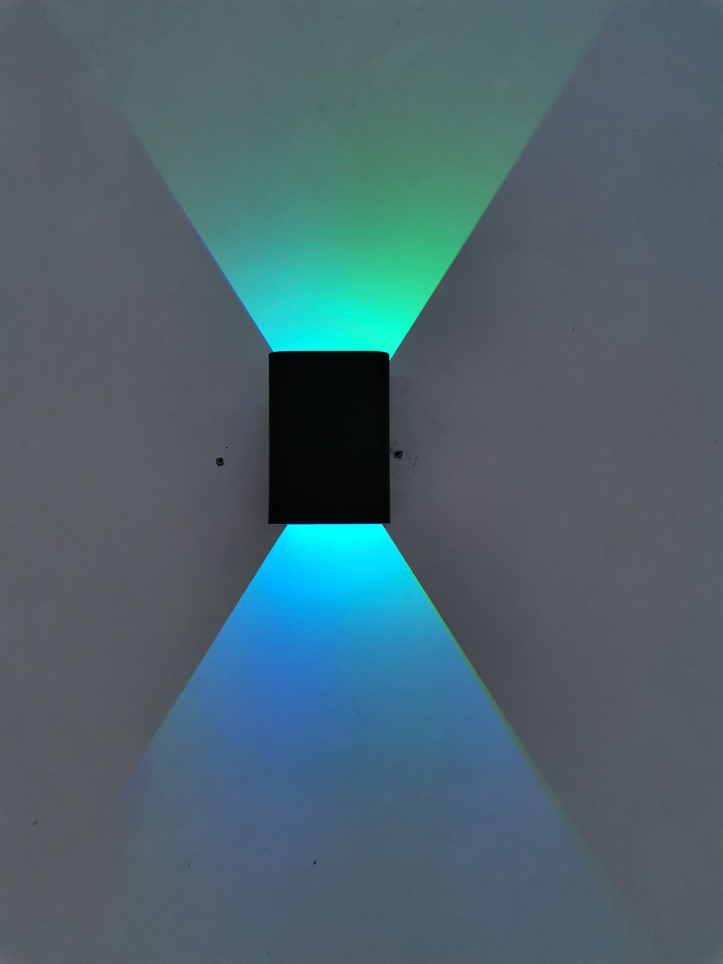 Luz Led decorativa de 5W, nueva y moderna lámpara de pared de cerámica pequeña, lámparas de noche para interiores, luz nocturna RGB con mando a distancia