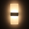 Nueva lámpara de pared acrílica con teclas de Piano, luz de pared para sala de estar, baño, dormitorio, luminaria, luz nocturna de 85-265V