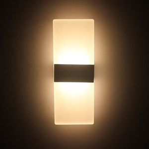 Nueva lámpara de pared acrílica con teclas de Piano, luz de pared para sala de estar, baño, dormitorio, luminaria, luz nocturna de 85-265V