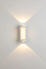 Lámpara de pared LED a prueba de agua, luces decorativas para jardín, luz de pared exterior de aluminio hacia arriba y hacia abajo, lámpara de pared LED montada