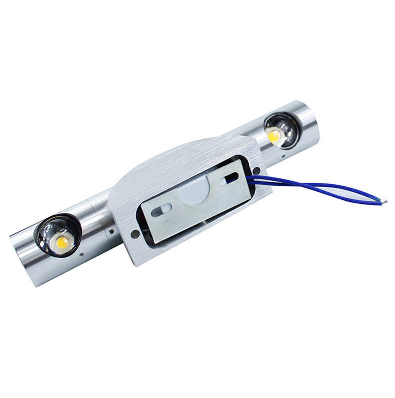 2x3W 360 grados de rotación hacia arriba y hacia abajo Lámparas de pared Lámparas de pared decorativas Lámpara de pared de lectura 