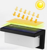 Farola Solar de 30 vatios 108/90/60COB lámpara LED de inducción impermeable PIR movimiento más brillante linterna para jardín patio