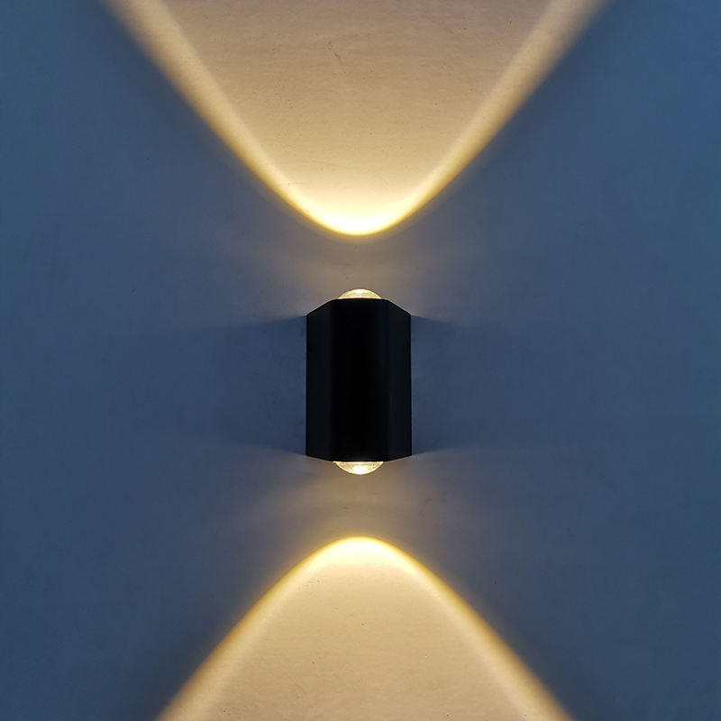 Lámpara de pared LED impermeable de alta calidad para exteriores de venta directa de fábrica, lámpara de escalera para pasillo de Hotel y Villa