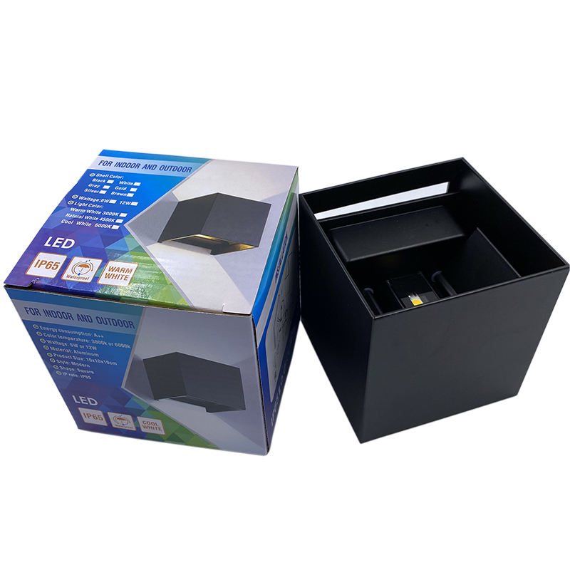 Componente electrónico para jardín, luz regulable, resistente al agua con 100% de seguridad, luz de pared decorativa para exteriores