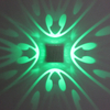 Lámpara Led RGB de alta calidad 2023, lámpara de pared de mariposa de cuatro lados y luz nocturna para interiores con precio de fábrica