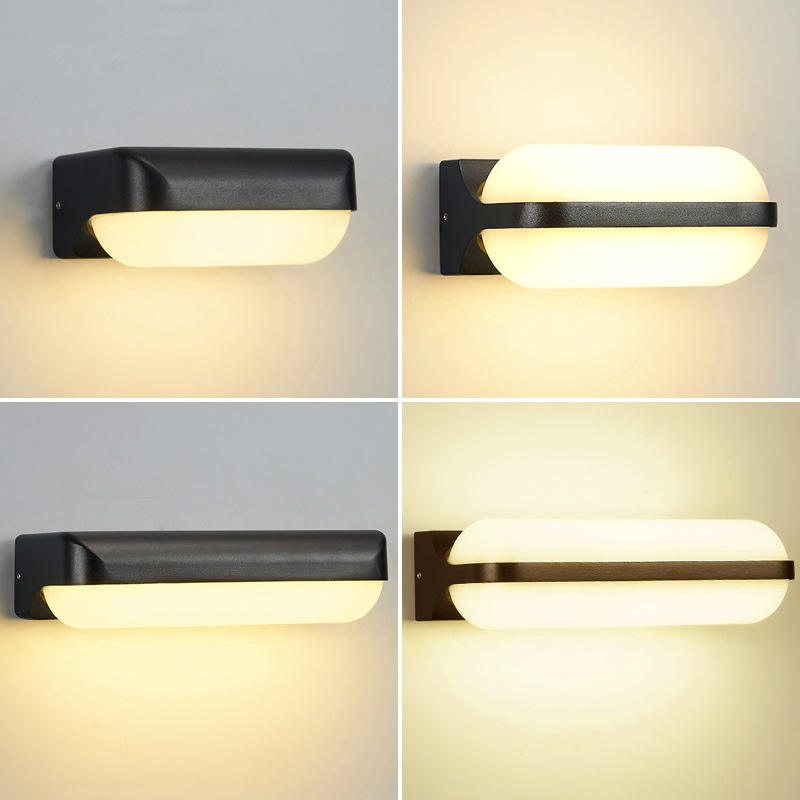 Acryl Moderne Minimalistische LED-Wandlamp Waterdicht IP65 Interior Exterior Voor AC85-265V Tuinstraatverlichting Balcón Apliques