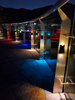 Luz LED de carga con energía Solar para exteriores, iluminación impermeable, lámparas de pared, decoración de jardín, valla de cubierta, paisaje IP65 ABS