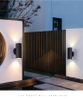 6W 12W COB Up Down impermeable IP65 lámpara de porche de doble cabeza cilindro exterior interior balcón accesorio Led pared lámpara de pared