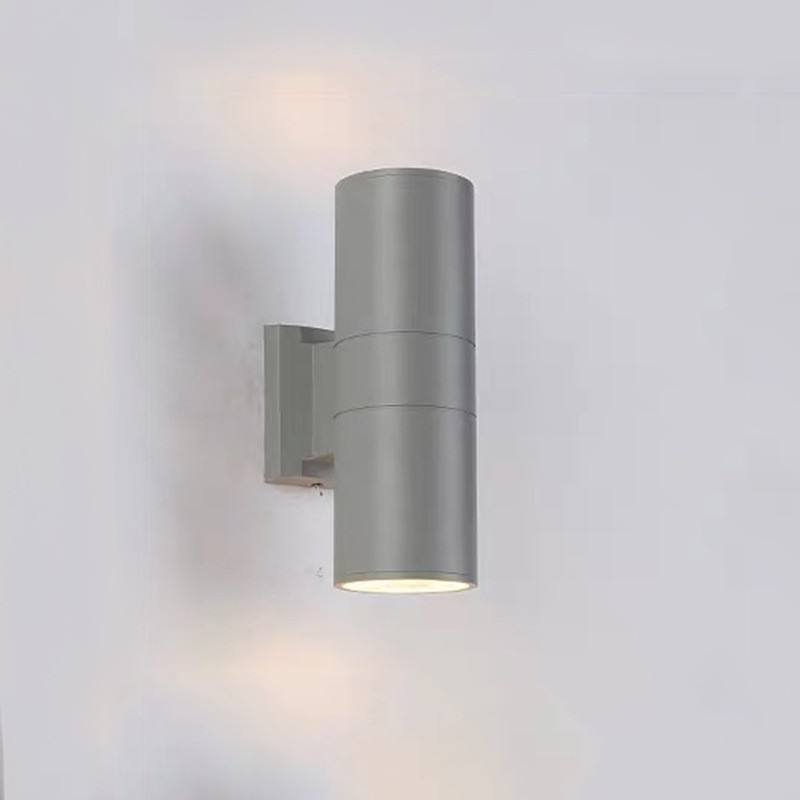 6W 12W COB Up Down impermeable IP65 lámpara de porche de doble cabeza cilindro exterior interior balcón accesorio Led pared lámpara de pared