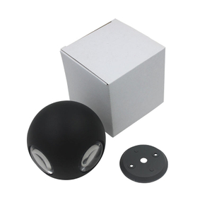 Bola redonda 6W 12W Escalera Highbright A prueba de herrumbre Deco residencial A prueba de agua IP65 Luz de pared LED de aluminio de alta calidad