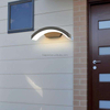 lámpara solar led camino escalera al aire libre impermeable luz de pared moderna iluminación de pared al aire libre led mejores apliques al aire libre