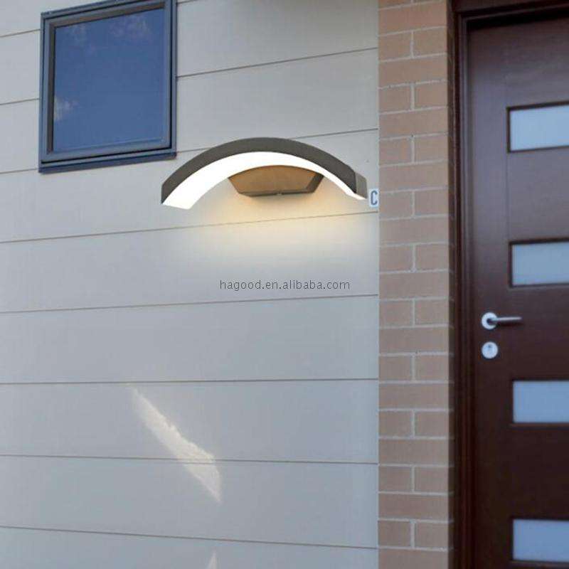 lámpara solar led camino escalera al aire libre impermeable luz de pared moderna iluminación de pared al aire libre led mejores apliques al aire libre