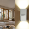 Iluminación exterior Lámpara de pared impermeable Aluminio moderno Arriba y abajo Luz de pared Led Luz de porche de patio exterior
