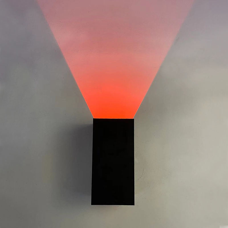 Luz inteligente de 9 W versión de ángulo ajustable Wifi lámpara de pared impermeable RGBW candelabro de exterior cambio de Color por lámpara de aplicación inteligente