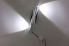 Esquina cuadrada 2w pie lámpara empotrada Sensor de movimiento Led paso escalera luces escalera lateral luz blanca Luxholic moderno interior hogar