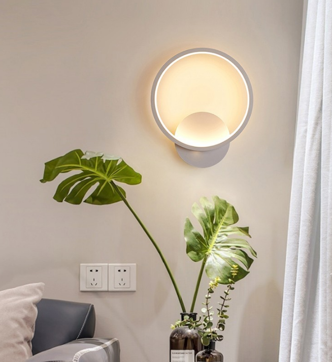 Lámpara LED nórdica de pared para sala de estar, dormitorio, cabecera, porche, pasillo, restaurante, escalera, balcón, lámpara de pared, lámparas de salón de belleza
