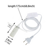 Cable de alimentación de 1,8 m, Bases de lámpara E14 E27, enchufe de la UE con Cable de interruptor para bombilla LED colgante, soporte de enchufe de suspensión de lámpara colgante E14