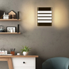 Lámparas LED de pared con forma de rectángulo minimalista moderno, lámparas de pared para interiores de estilo nórdico, luces para sala de estar, AC85-265V, iluminación Simple