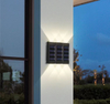 Luz de jardín solar al aire libre popular de Amazon Luz de decoración de paisaje Luz de inundación solar de jardín de parque al aire libre