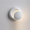 Luz de pared LED, lámpara giratoria de 360 ​​grados en punto de pared para escaleras, dormitorio, sala de estar, luz de pared, luz elegante para el hogar