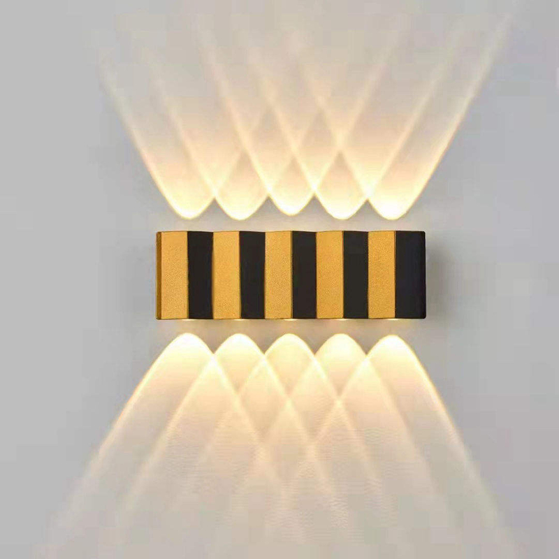 NUEVO Exterior a prueba de agua Moderno Montado en la pared Lámpara LED Luz de pared LED Soporte de aplique para exteriores Luces de pared para el hogar Luz de escalera Apliques para exteriores