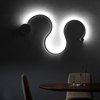 Einfache Moderne Kreative Wohnzimmerlampe Hintergrundwanddekoration Lámpara de diseño Speziell Geformte Nachttischlampen