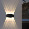 Lámpara de pared Led de techo de alta calidad con luz Solar para exteriores de fábrica redonda china para iluminación de seguridad 100%