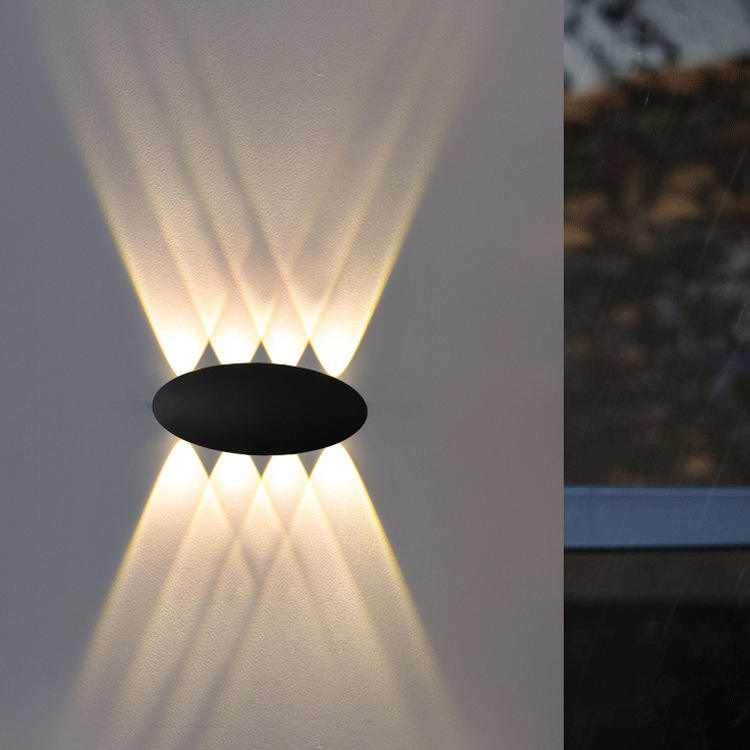 Lámpara de pared Led de techo de alta calidad con luz Solar para exteriores de fábrica redonda china para iluminación de seguridad 100%