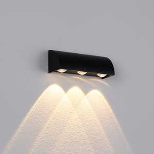 Lámpara de pared de personalidad nórdica 2023, lámpara de pared de fondo de sala de estar Led Simple, iluminación de pasillo de pasillo de Hotel hacia arriba y hacia abajo