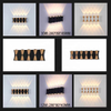 Luz LED de pared moderna impermeable IP65 arriba abajo 8W iluminación exterior hogar Hotel tienda pasillo porche aplique lámparas de pared AC 220V 110V