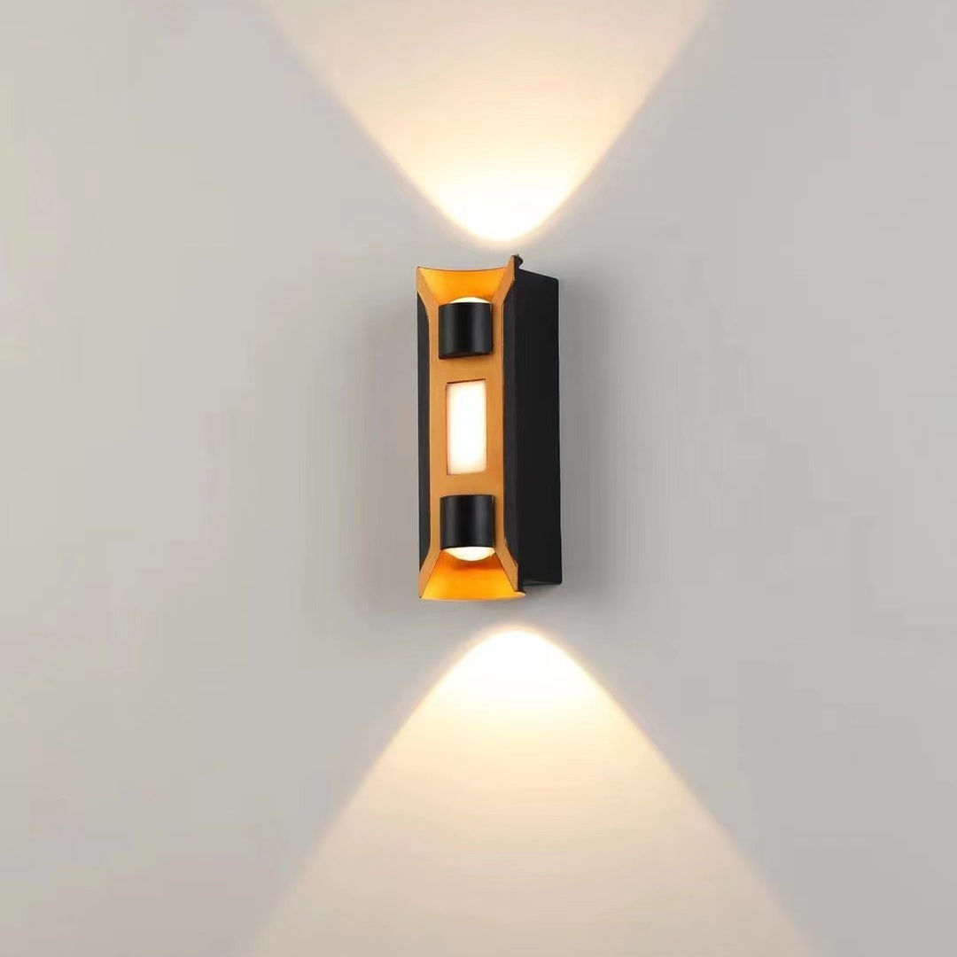 Lámpara de pared IP65 impermeable al aire libre 6 W/10 W LED luz de pared interior dormitorio iluminación decorativa porche jardín luces lámparas de pared cena