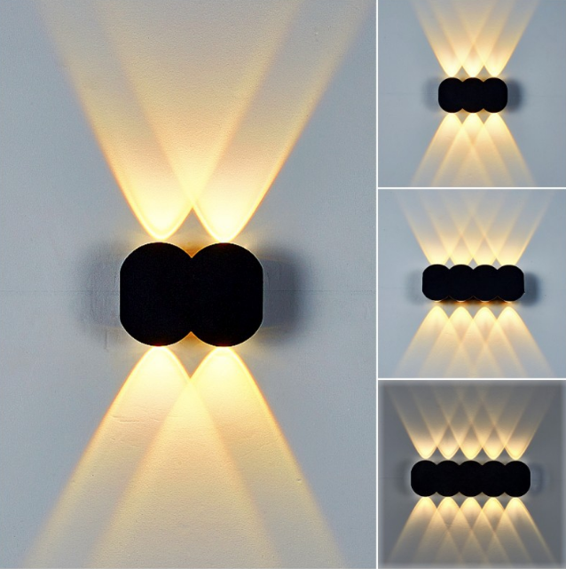 Exterior IP65 moderno impermeable pared luz jardín balcón decoración exterior iluminación patio calle luminarias