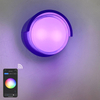 Luz de pared impermeable de acrílico con iluminación de aplicación de 9W de carcasa transparente redonda para decoración de jardín con iluminación de habitación a precio de fábrica