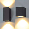 Lámpara de pared impermeable de un solo cabezal cuadrado de 5W lámpara de noche única lámpara de pared impermeable IP65 para decoración de jardín