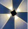 Lámpara de pared LED impermeable para exteriores IP65 4W Aplique de pared de aluminio Lámpara de pared LED para jardín