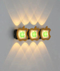 Luz de pared LED minimalista moderna de acrílico Impermeable IP65 6W 12W Lámpara de pared LED para interiores y exteriores para alumbrado público de jardín