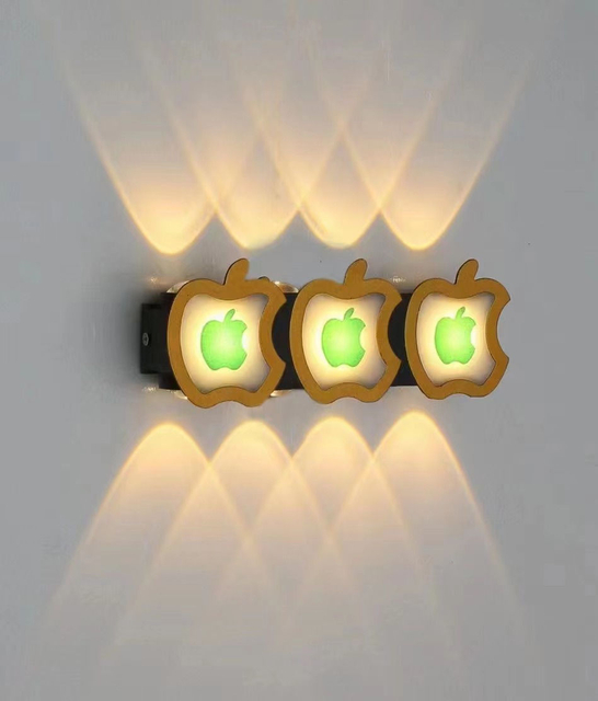 Luz de pared LED minimalista moderna de acrílico Impermeable IP65 6W 12W Lámpara de pared LED para interiores y exteriores para alumbrado público de jardín