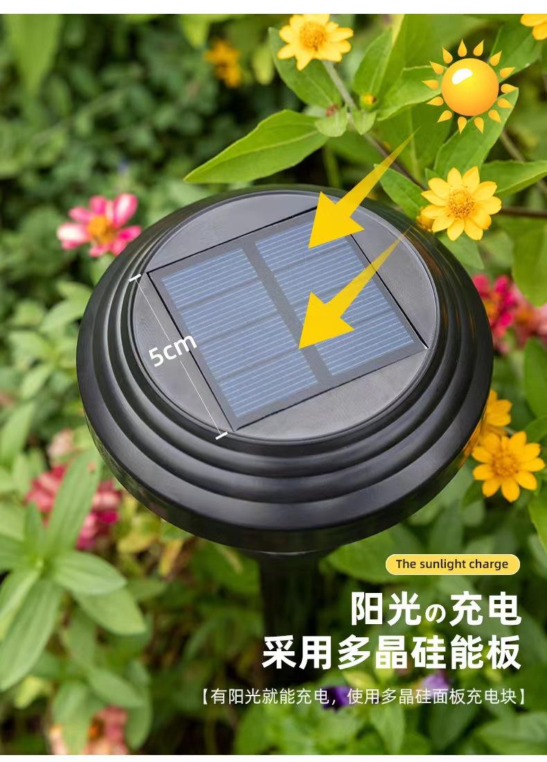Luz solar para jardín, lámpara alimentada por energía Solar, iluminación de paisaje, impermeable, IP65, camino, patio, decoración de césped, LED para exteriores