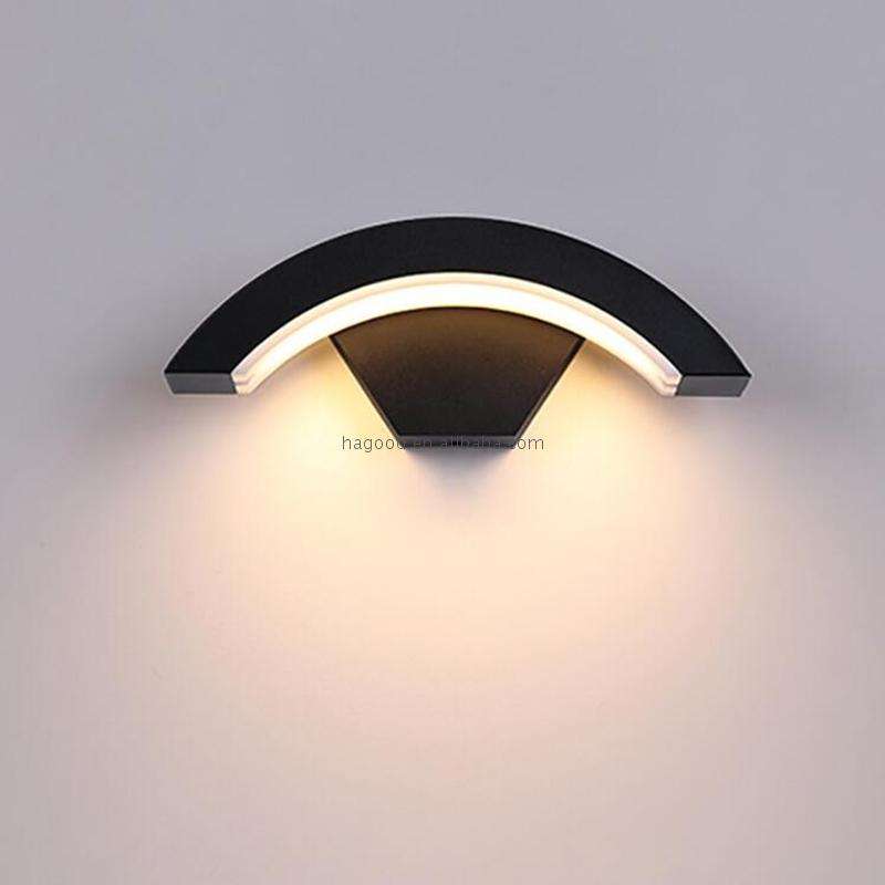 Lámpara de jardín para exteriores de 18 W, lámpara de pared impermeable para exteriores IP65, iluminación LED, lámpara de pared de aluminio, superventas, luz para pasillo