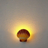 Nueva lámpara impermeable de 5W, candelabro LED moderno, luz de pared led para exteriores, luz interior, lámpara de concha de jardín para loft, color de luz RGB
