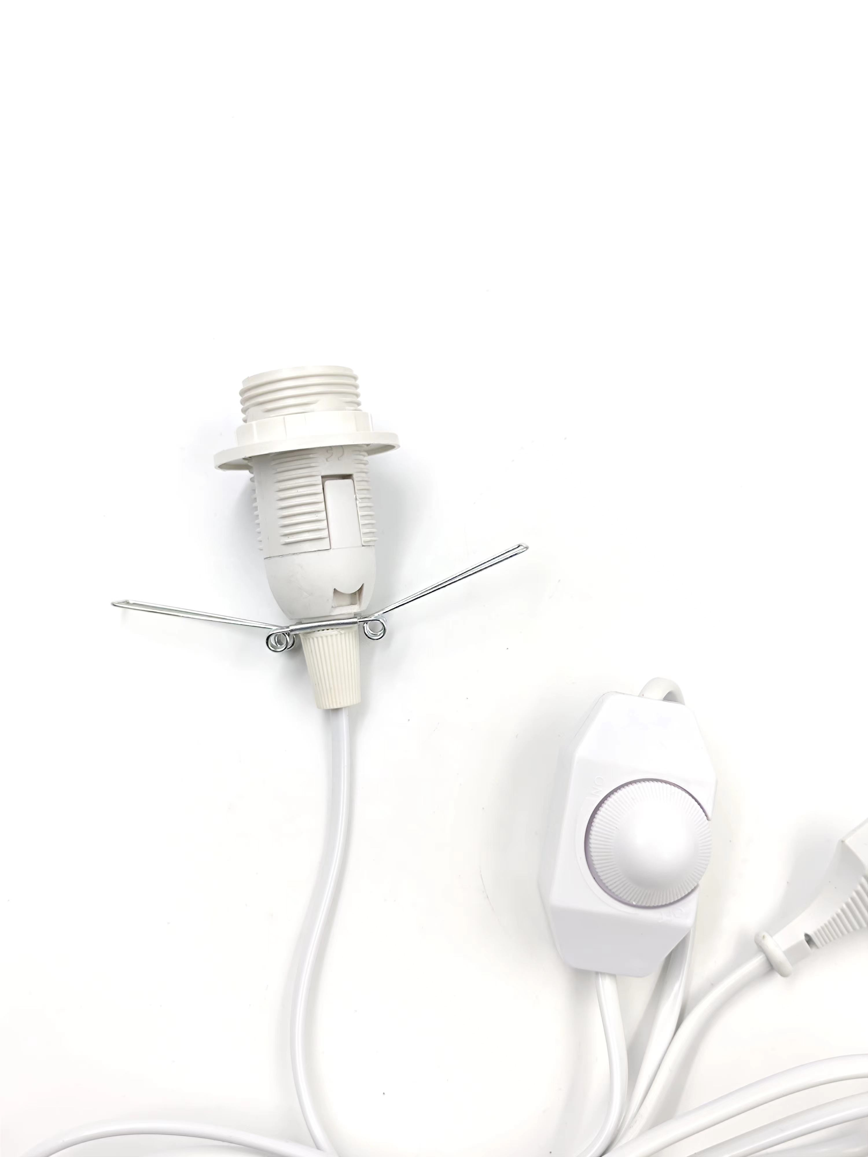 Portalámparas, Base de lámpara para bombilla E14 AU/EU/US, garantía de enchufe 301, interruptor de atenuación, lámpara de sal del Himalaya, enchufe de cable especial de 0,35mm