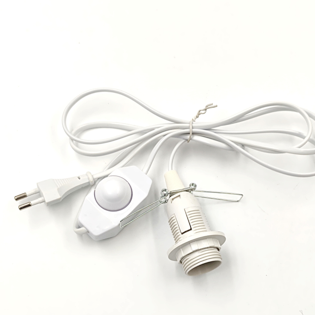 Portalámparas, Base de lámpara para bombilla E14 AU/EU/US, garantía de enchufe 301, interruptor de atenuación, lámpara de sal del Himalaya, enchufe de cable especial de 0,35mm