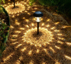 Batería 600MA / 1000MA Lámpara solar para césped Lámpara decorativa solar Luz solar para jardín Luz solar de vidrio Decoración de paisaje de jardín Lámpara de ruta insertada Polisilicio monocristalino