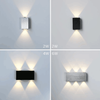 Cubo COB LED Iluminación interior Lámpara de pared Iluminación moderna para el hogar Decoración Aplique Lámpara de aluminio 6W 85-265V Para pasillo de baño